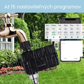 Až 15 nastaviteľných programov
